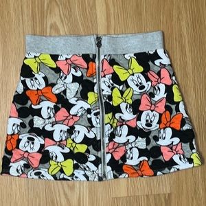 NWOT H&M Disney Minnie Mouse Skirt, Size 6-7